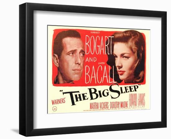 The Big Sleep, 1946-null-Framed Art Print