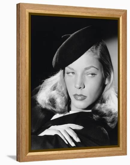 The Big Sleep, Lauren Bacall, Directed by Howard Hawks, 1946-null-Framed Premier Image Canvas