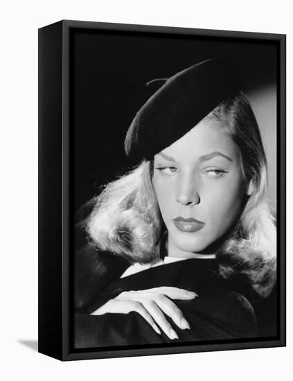 The Big Sleep, Lauren Bacall, Directed by Howard Hawks, 1946-null-Framed Premier Image Canvas