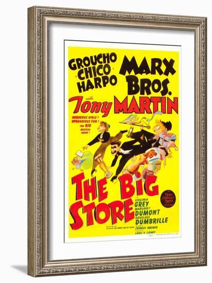 The Big Store, the Marx Brothers, 1941-null-Framed Art Print