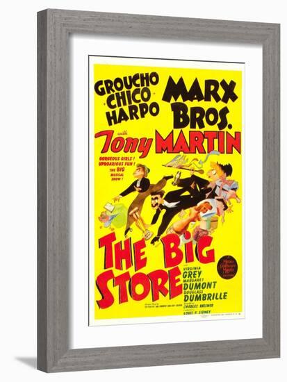 The Big Store, the Marx Brothers, 1941-null-Framed Art Print