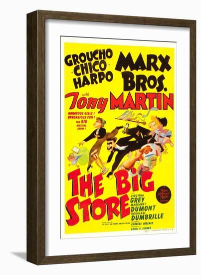 The Big Store, the Marx Brothers, 1941-null-Framed Art Print
