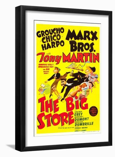 The Big Store, the Marx Brothers, 1941-null-Framed Art Print