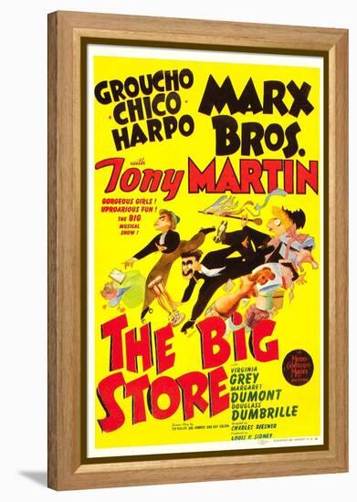 The Big Store, the Marx Brothers, 1941-null-Framed Stretched Canvas