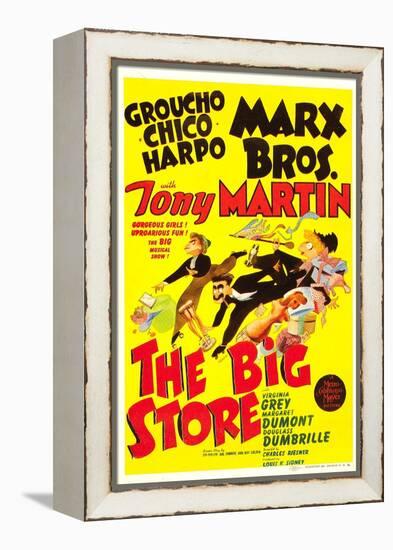 The Big Store, the Marx Brothers, 1941-null-Framed Stretched Canvas