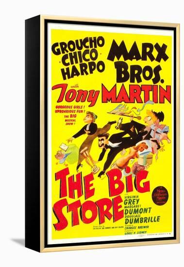 The Big Store, the Marx Brothers, 1941-null-Framed Stretched Canvas