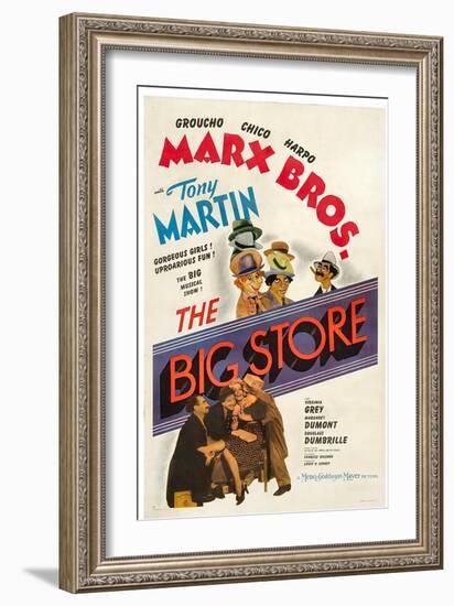 The Big Store, the Marx Brothers, 1941-null-Framed Art Print