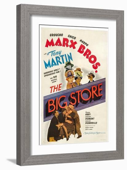 The Big Store, the Marx Brothers, 1941-null-Framed Art Print