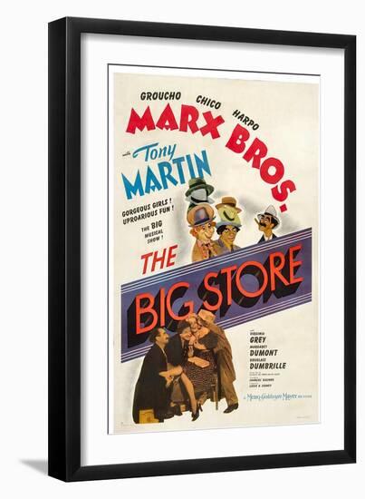 The Big Store, the Marx Brothers, 1941-null-Framed Art Print