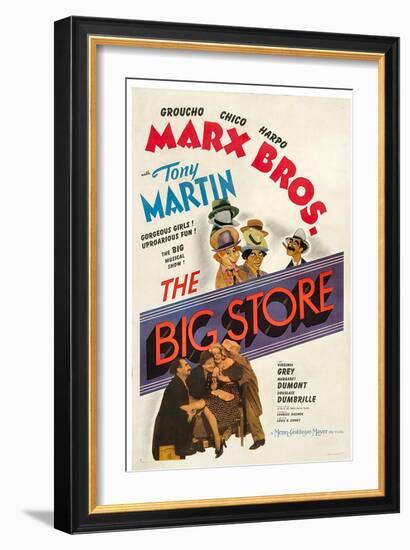 The Big Store, the Marx Brothers, 1941-null-Framed Art Print