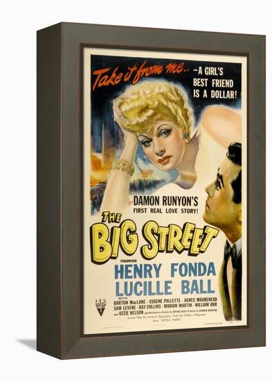 The Big Street, 1942-null-Framed Stretched Canvas