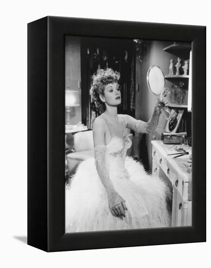 The Big Street, Lucille Ball, 1942-null-Framed Stretched Canvas