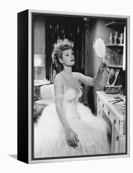 The Big Street, Lucille Ball, 1942-null-Framed Stretched Canvas