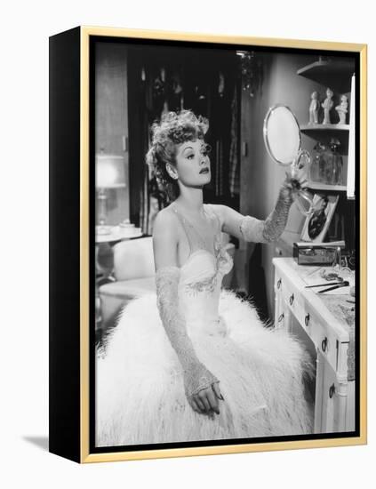 The Big Street, Lucille Ball, 1942-null-Framed Stretched Canvas