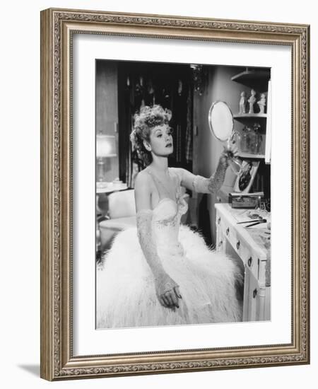 The Big Street, Lucille Ball, 1942-null-Framed Premium Photographic Print