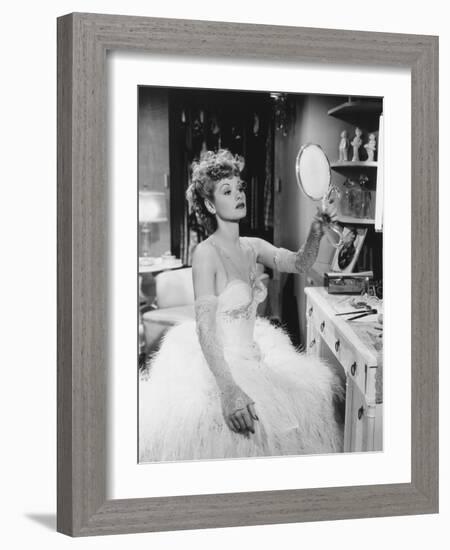 The Big Street, Lucille Ball, 1942-null-Framed Premium Photographic Print