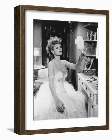 The Big Street, Lucille Ball, 1942-null-Framed Premium Photographic Print