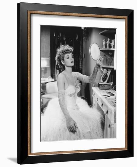 The Big Street, Lucille Ball, 1942-null-Framed Premium Photographic Print