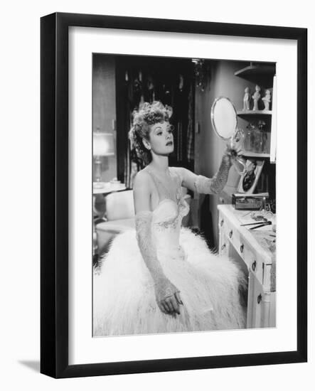 The Big Street, Lucille Ball, 1942-null-Framed Premium Photographic Print