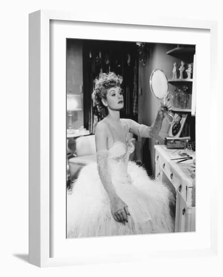 The Big Street, Lucille Ball, 1942-null-Framed Premium Photographic Print