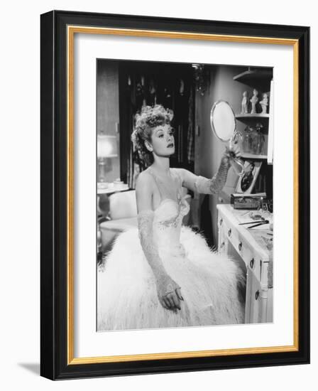 The Big Street, Lucille Ball, 1942-null-Framed Photo