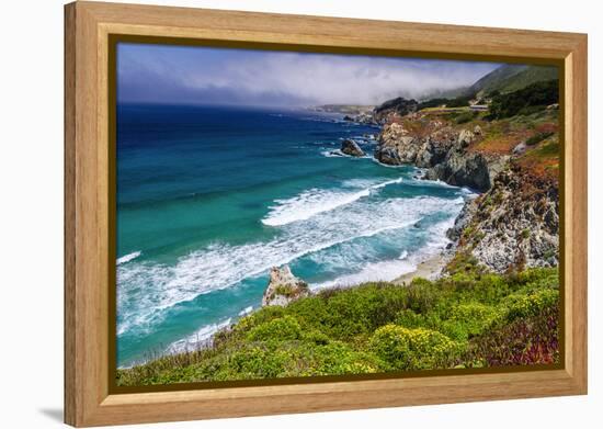 The Big Sur Coast at Rocky Point, Big Sur, California, Usa-Russ Bishop-Framed Premier Image Canvas