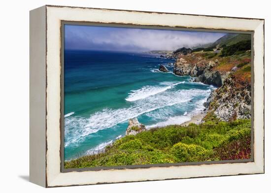 The Big Sur Coast at Rocky Point, Big Sur, California, Usa-Russ Bishop-Framed Premier Image Canvas