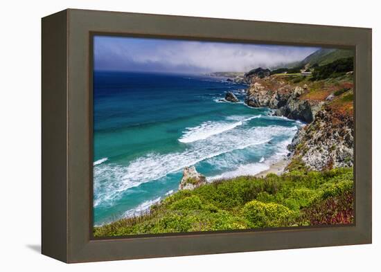 The Big Sur Coast at Rocky Point, Big Sur, California, Usa-Russ Bishop-Framed Premier Image Canvas