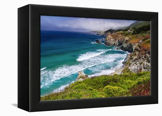 The Big Sur Coast at Rocky Point, Big Sur, California, Usa-Russ Bishop-Framed Premier Image Canvas