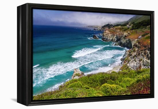 The Big Sur Coast at Rocky Point, Big Sur, California, Usa-Russ Bishop-Framed Premier Image Canvas