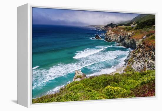 The Big Sur Coast at Rocky Point, Big Sur, California, Usa-Russ Bishop-Framed Premier Image Canvas