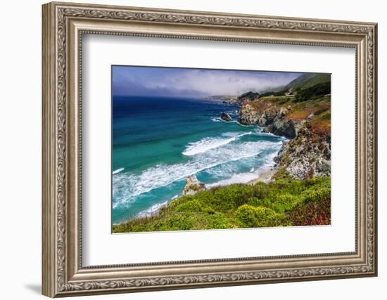 The Big Sur Coast at Rocky Point, Big Sur, California, Usa-Russ Bishop-Framed Photographic Print