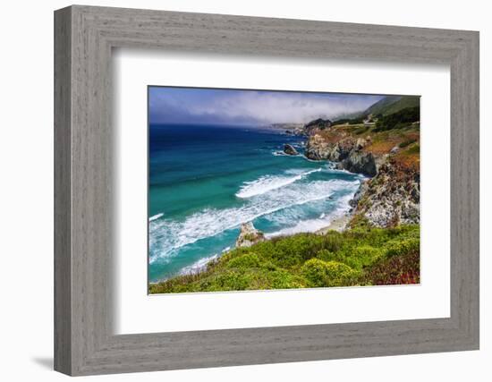 The Big Sur Coast at Rocky Point, Big Sur, California, Usa-Russ Bishop-Framed Photographic Print