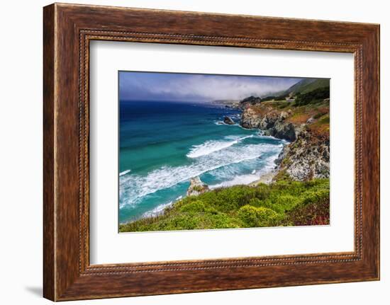 The Big Sur Coast at Rocky Point, Big Sur, California, Usa-Russ Bishop-Framed Photographic Print