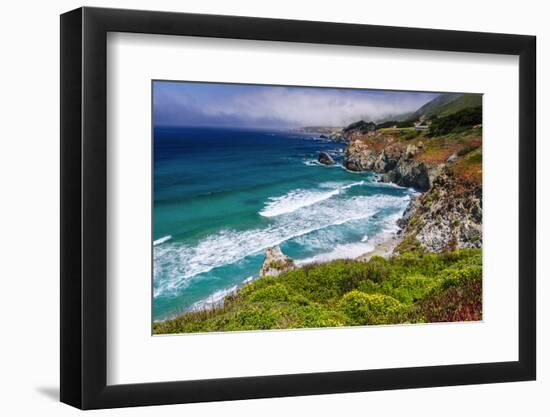 The Big Sur Coast at Rocky Point, Big Sur, California, Usa-Russ Bishop-Framed Photographic Print