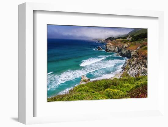 The Big Sur Coast at Rocky Point, Big Sur, California, Usa-Russ Bishop-Framed Photographic Print