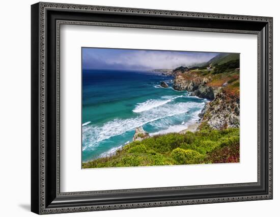 The Big Sur Coast at Rocky Point, Big Sur, California, Usa-Russ Bishop-Framed Photographic Print