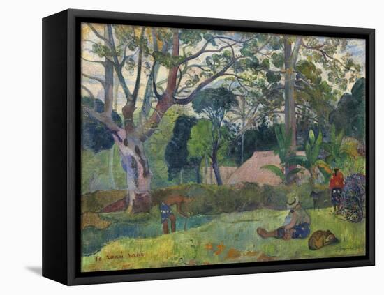 The Big Tree , 1891-Paul Gauguin-Framed Premier Image Canvas