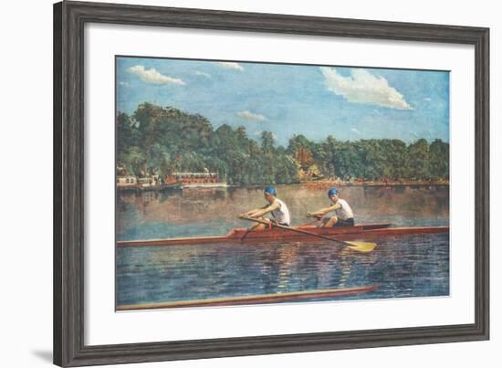 The Biglin Brothers at the Start of the Race-Thomas Cowperthwait Eakins-Framed Collectable Print