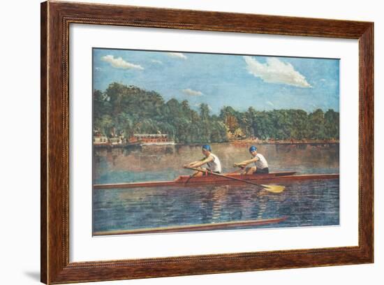 The Biglin Brothers at the Start of the Race-Thomas Cowperthwait Eakins-Framed Collectable Print