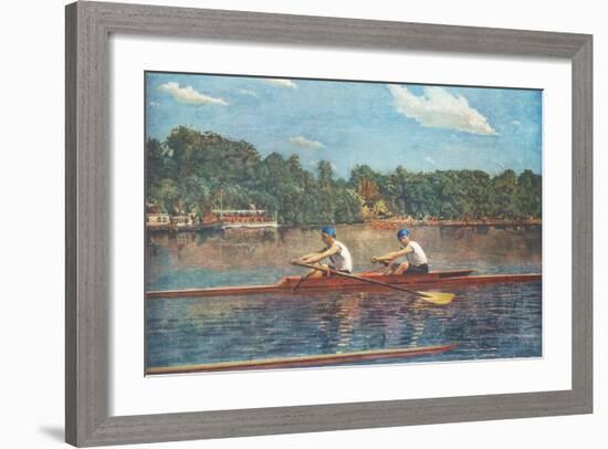 The Biglin Brothers at the Start of the Race-Thomas Cowperthwait Eakins-Framed Collectable Print