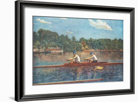 The Biglin Brothers at the Start of the Race-Thomas Cowperthwait Eakins-Framed Collectable Print