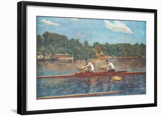 The Biglin Brothers at the Start of the Race-Thomas Cowperthwait Eakins-Framed Collectable Print