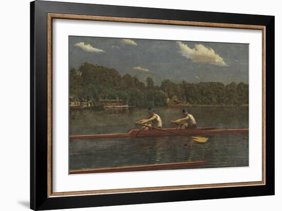 The Biglin Brothers Racing, 1872-Thomas Eakins-Framed Art Print