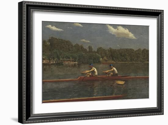 The Biglin Brothers Racing, 1872-Thomas Eakins-Framed Art Print