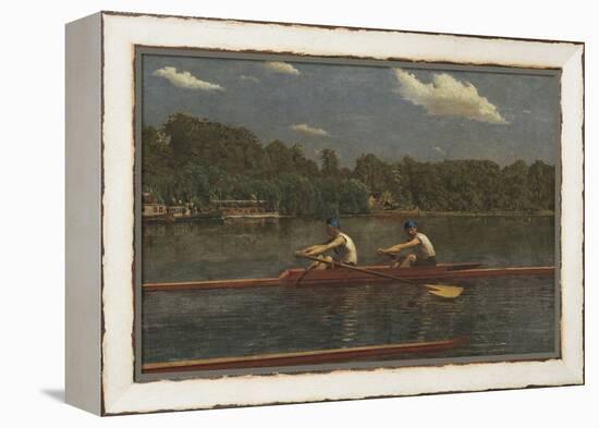 The Biglin Brothers Racing, 1872-Thomas Eakins-Framed Stretched Canvas