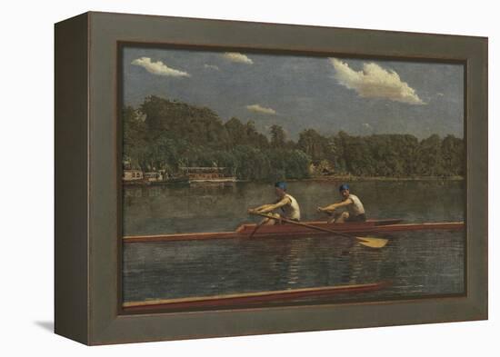 The Biglin Brothers Racing, 1872-Thomas Eakins-Framed Stretched Canvas