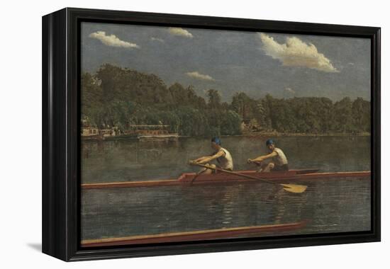 The Biglin Brothers Racing, 1872-Thomas Eakins-Framed Stretched Canvas