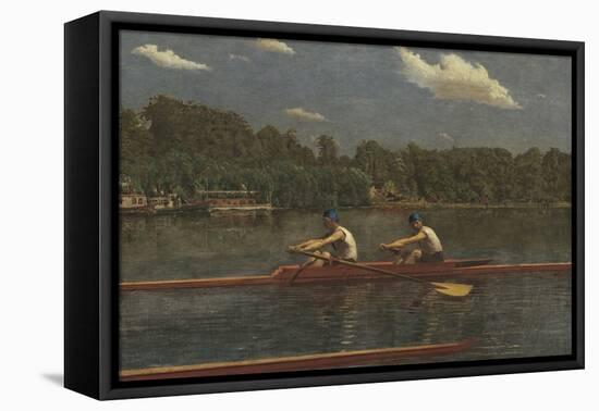 The Biglin Brothers Racing, 1872-Thomas Eakins-Framed Stretched Canvas