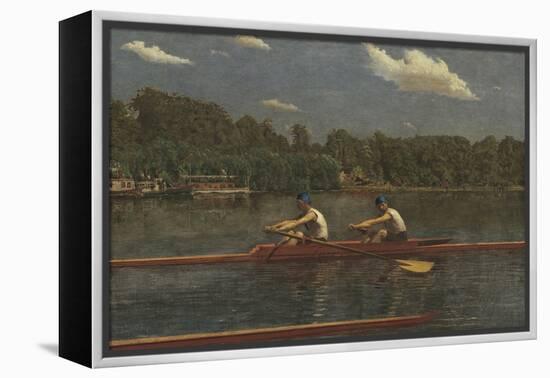 The Biglin Brothers Racing, 1872-Thomas Eakins-Framed Stretched Canvas